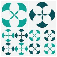 abstract geometric shape. beautiful decorated geometric background. vector