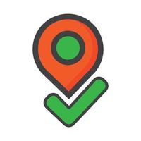 location illustration. location icon. vector