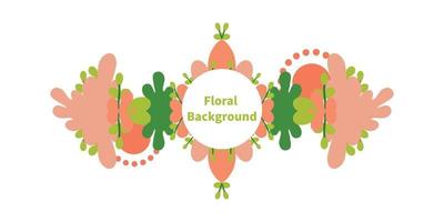 floral background. social media post background. vector