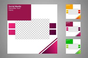 Suitable for social media posts templates and web or internet ads. vector