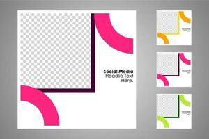 Suitable for social media posts templates and web or internet ads. vector