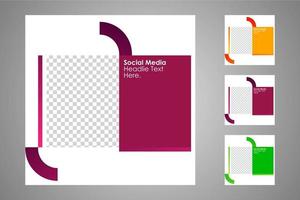 Suitable for social media posts templates and web or internet ads. vector