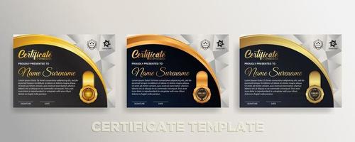 Premium diploma modern certificate template