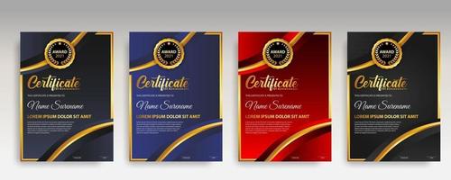 Premium diploma modern certificate template