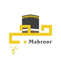 hajj mabroor vector