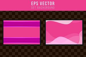 Pink background abstract set editable eps vector purple effect cover