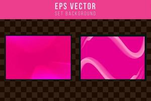 Pink background abstract set editable eps vector purple effect cover