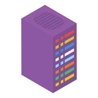 Data Server Rack vector