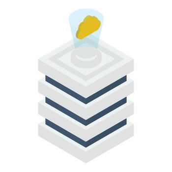 Cloud Data Server vector