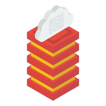 Cloud Data Server vector