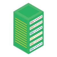 Data Server Rack vector