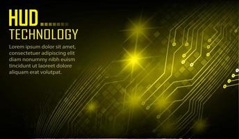 cyber circuit future technology concept background vector