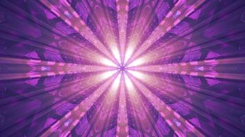 Abstract tunnel illuminated with beams 4K UHD 3D illustration photo