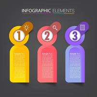 modern text box template, banner Infographics vector