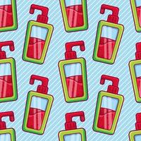 Hand Sanitizer seamless pattern illustration vector