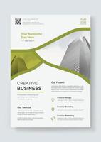 Corporate Business Cover Design Template. vector