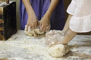 Bread dough food photo