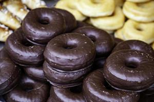 Chocolate donuts food photo