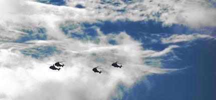 Air show in Madrid, Spain. photo