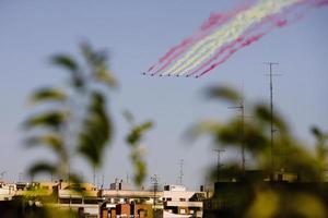 Air show in Madrid, Spain. photo