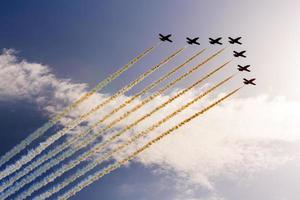 Air show in Madrid, Spain. photo