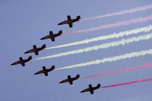 Air show in Madrid, Spain. photo