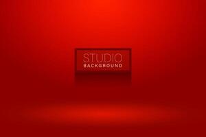 studio background, yellow abstract studio room background concept vector