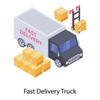 Quick Delivery Services vector