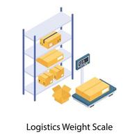 Weight Scale Concepts vector