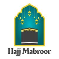 hajj mabroor vector