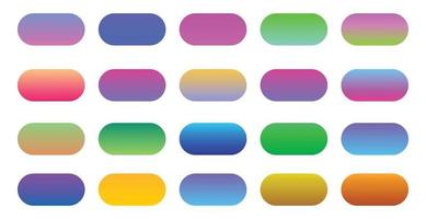 Abstract Colorful gradient collection set vector