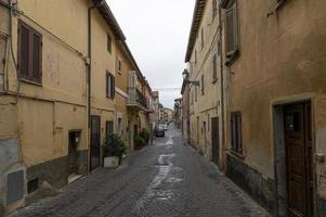 Buildings in the town of Nepi, Italy, 2020 photo