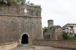 Borgia Castle in the town of Nepi, Italy, 2020