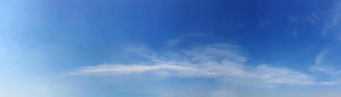 Panorama sky with cloud on a sunny day photo