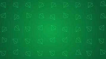 Geometry pattern with squared pyramids background animation video