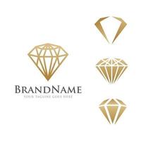 logo luxury diamond vector template
