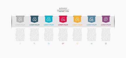 Presentation business infographic template vector