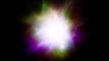 formas abstractas de luz gaseosa brillan - lazo video