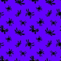 seamless pattern with spider vector