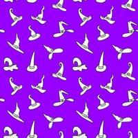 seamless pattern with a witch's hat vector