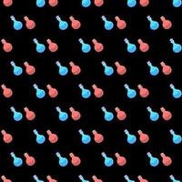 seamless pattern with magic potion vector