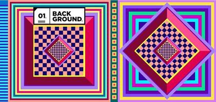 Vector colorful geometric ethnic pattern background