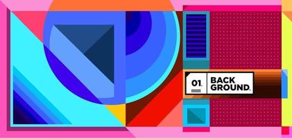 Vector colorful geometric ethnic pattern background