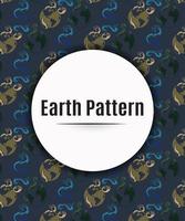 Decorative Earth Pattern vector