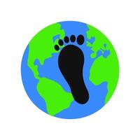 Carbon Foot Print Vector Art, Icons, and Graphics for Free Download