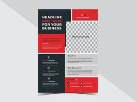 Corporate Multipurpose Business Flyer Design Template vector