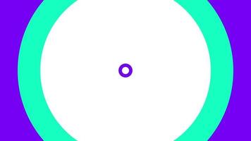 Cute beautiful flat abstract circles background video