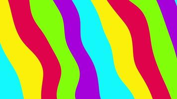 abstrait avec des motifs de lignes multicolores déformés