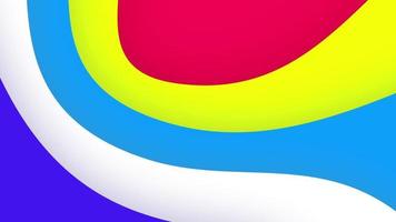 Fondo abstracto hermosas formas distorsionadas multicolores video