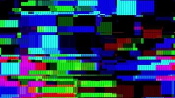 abstrakter digitaler Glitch-Hintergrund video